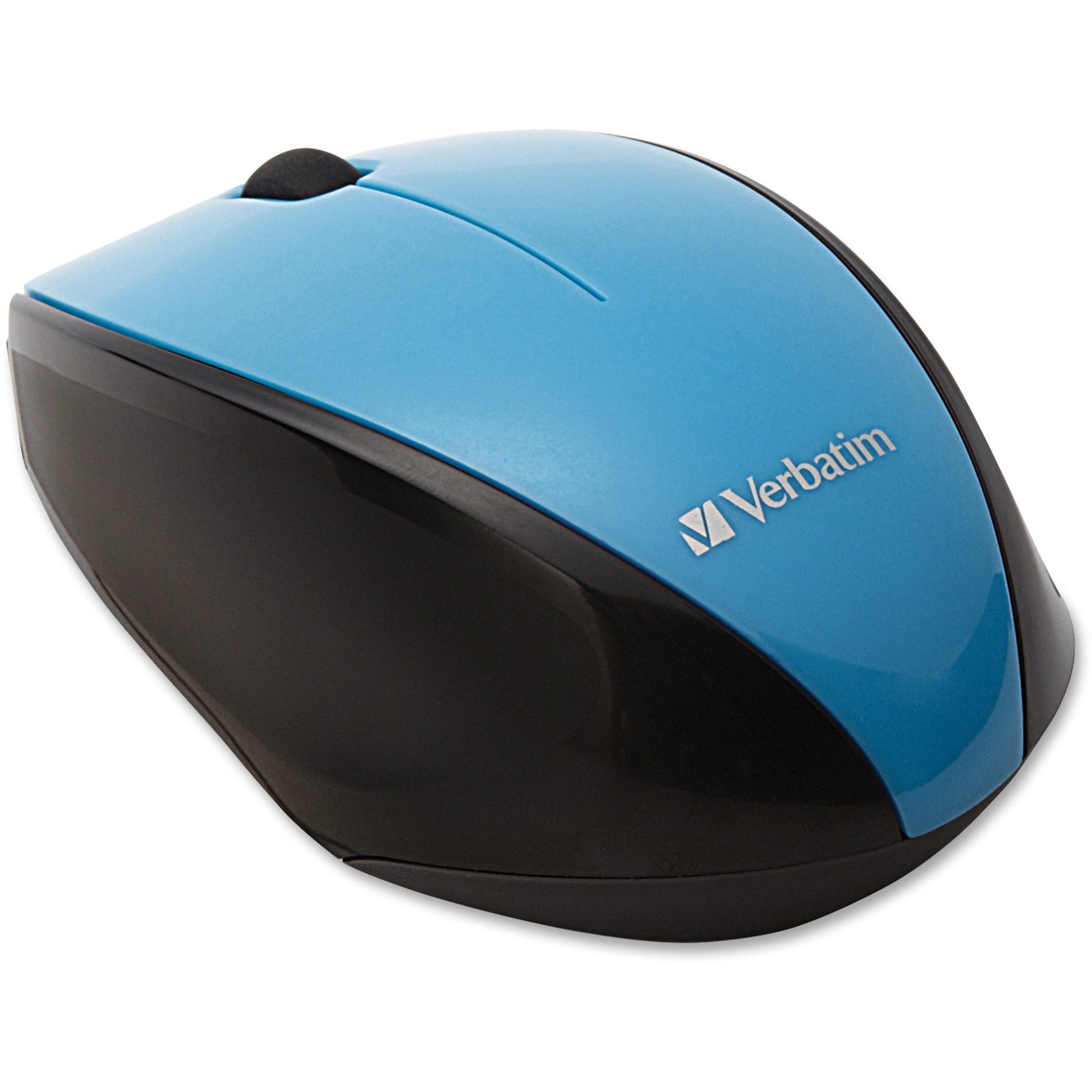 Verbatim 97993 Wireless Multi-trac LED Optical Mouse, Blue - Reliable and Ergonomic Computer Mouse with Blue LED Technology