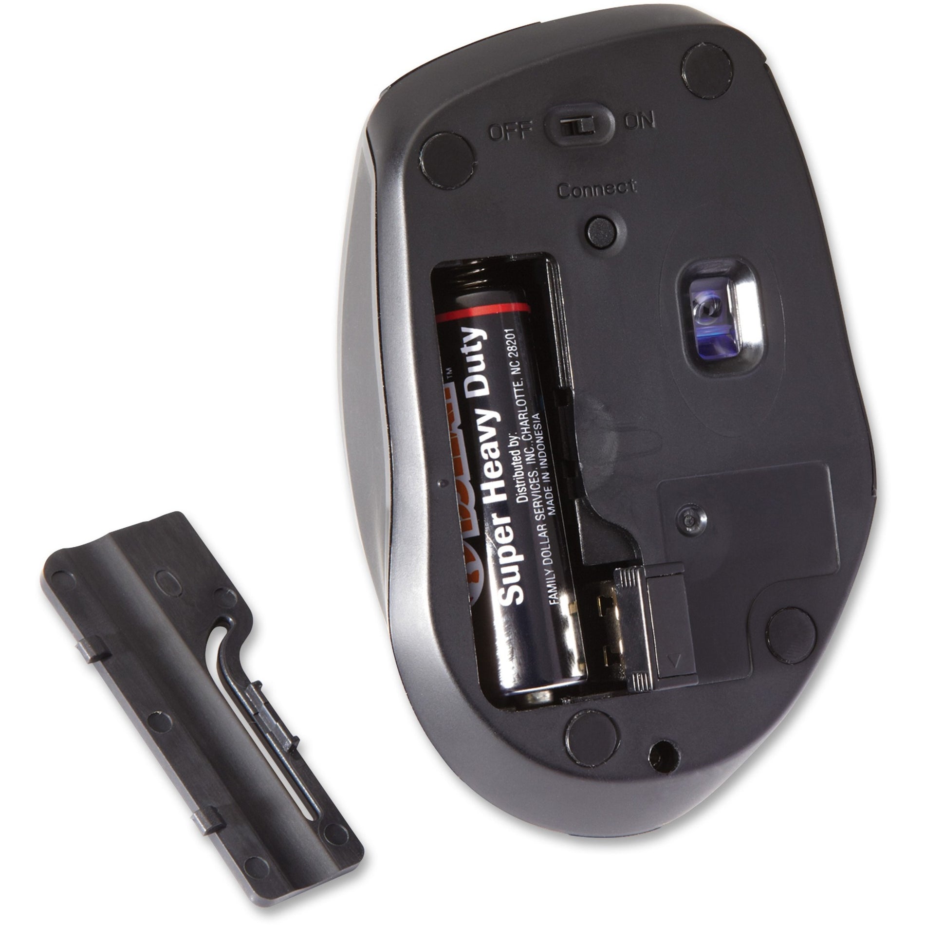 Verbatim 97992 Wireless Multi-trac LED Optical Mouse, Blue LED, Black