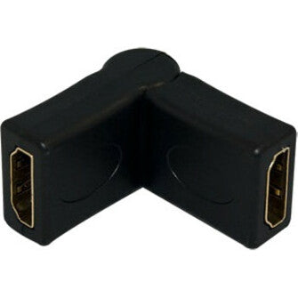 On-Q AC2101 HDMI Hinged Coupler, Gold-Plated Female Connectors, A/V Adapter