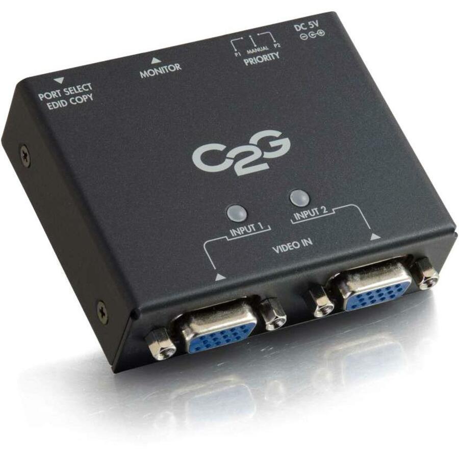 C2G 39900 2-Port VGA Auto Switch, Simplify Your VGA Connections