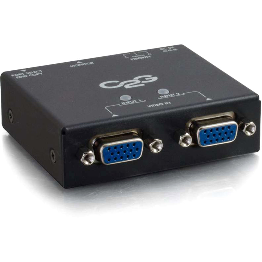 C2G 39900 2-Port VGA Auto Switch, Simplify Your VGA Connections