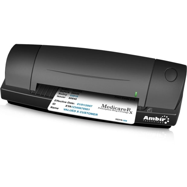 Ambir DS687-U3P DS687 Sheetfed Scanner - Portable, 600 dpi Optical, Color Duplex Scanning