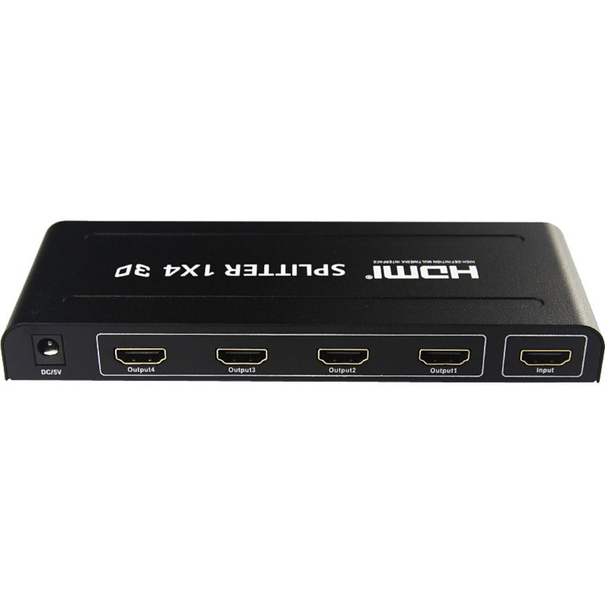 4XEM 4XHDMISP1X4 4 Port HDMI Splitter, Supports 1080p, 3D, and More