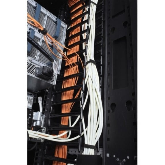 APC AR7580A Vertical Cable Manager for NetShelter SX 750mm Wide 42U (Qty 2), Cable Pass-through