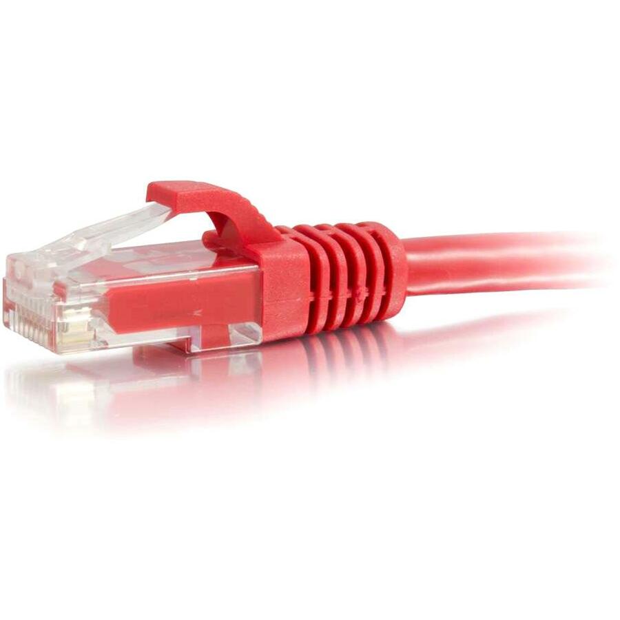 C2G 04004 15ft Cat6 Snagless Unshielded (UTP) Network Patch Cable, Red