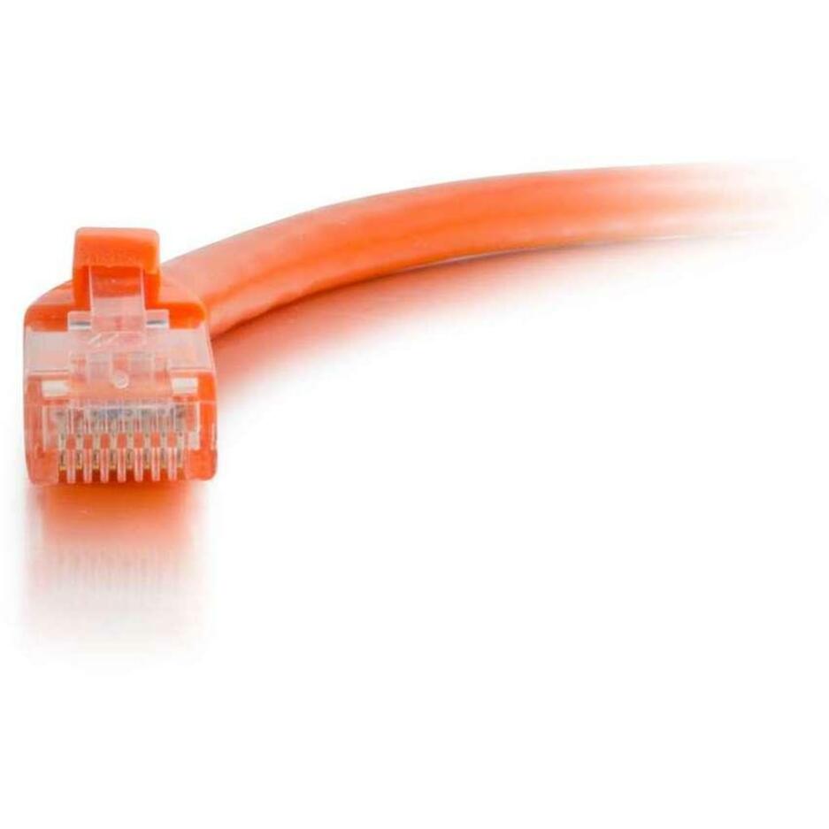 C2G 04021 12ft Cat6 Snagless UTP Network Patch Cable, Orange