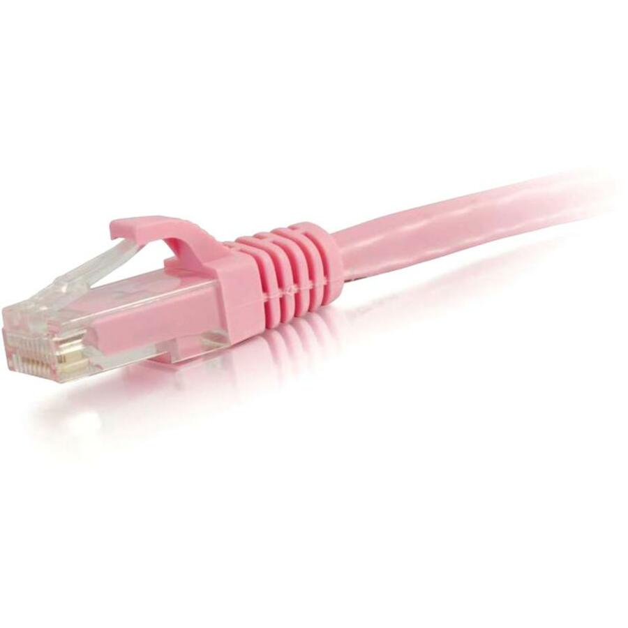 C2G 04052 10ft Cat6 Snagless Unshielded (UTP) Network Patch Cable - Pink, Lifetime Warranty, China Origin