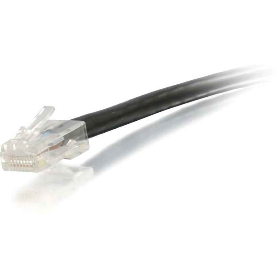 C2G 04107 2 ft Cat6 Non Booted UTP Unshielded Network Patch Cable - Black, Lifetime Warranty, Copper Conductor