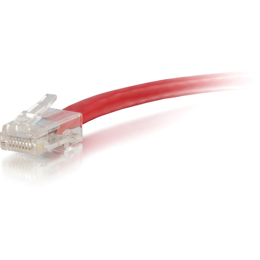 C2G 04148 1 ft Cat6 Non Booted UTP Unshielded Network Patch Cable, Red