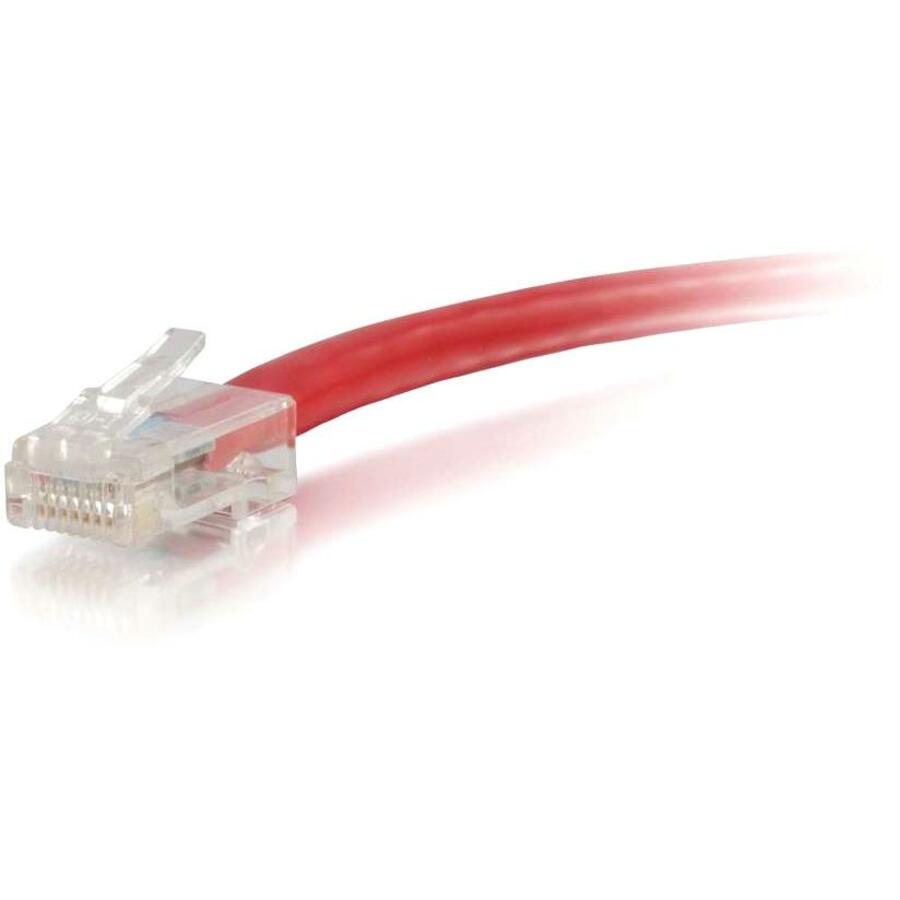 C2G 04148 1 ft Cat6 Non Booted UTP Unshielded Network Patch Cable, Red