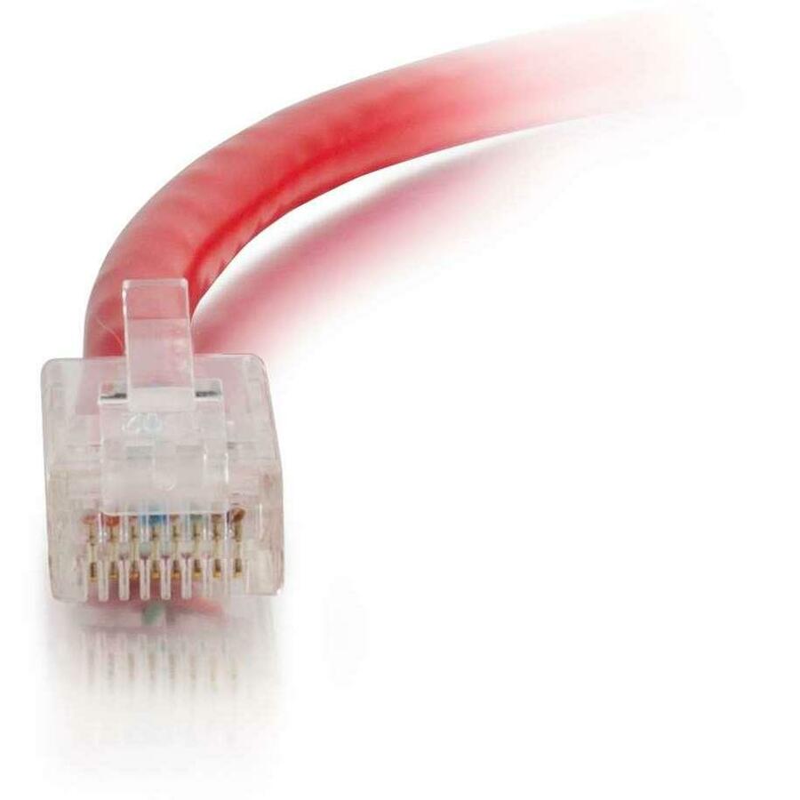 C2G 04149 2 ft Cat6 Non Booted UTP Unshielded Network Patch Cable - Red, Lifetime Warranty, Copper Conductor