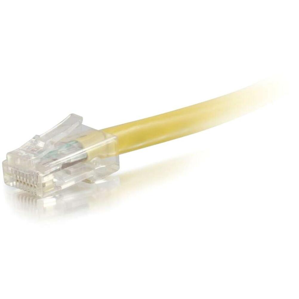 C2G 04174 6 ft Cat6 Non-Booted UTP Network Patch Cable, Yellow