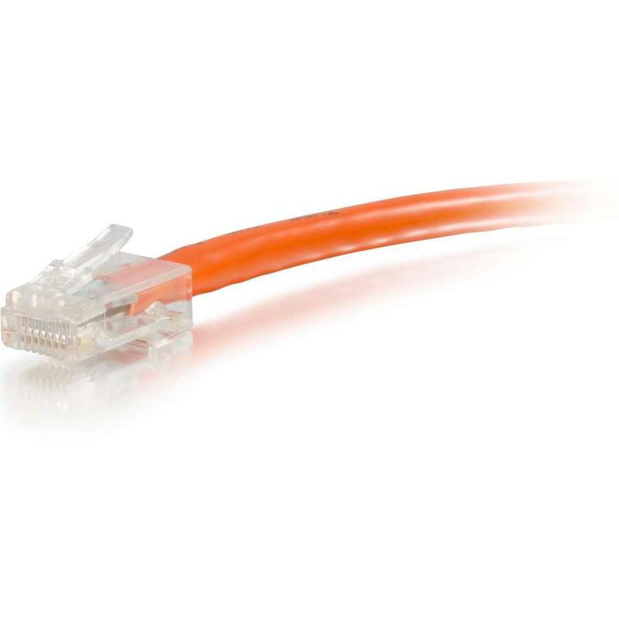 C2G 04192 3ft Cat6 Ethernet Cable, Non-Booted Unshielded (UTP), Orange, Lifetime Warranty