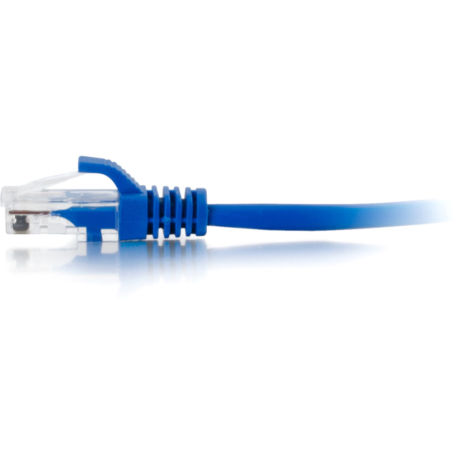 C2G 00399 30 ft Cat5e Snagless UTP Network Patch Cable, Blue - Reliable and High-Speed Ethernet Connection