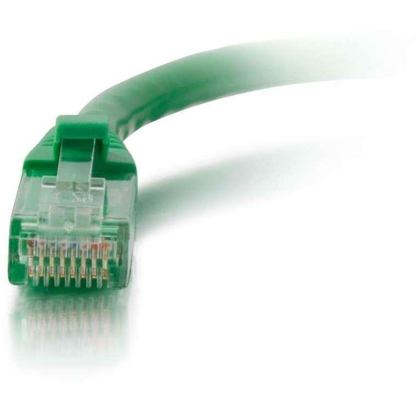 C2G 00412 6ft Cat5e Unshielded Ethernet Cable, Green, Snagless, Lifetime Warranty