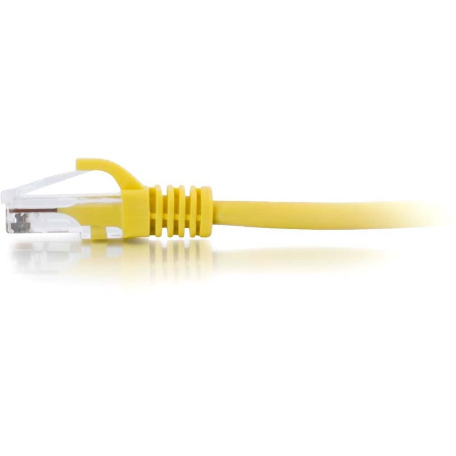 C2G-2ft Cat5e Snagless Unshielded (UTP) Network Patch Cable - Yellow (00430)
