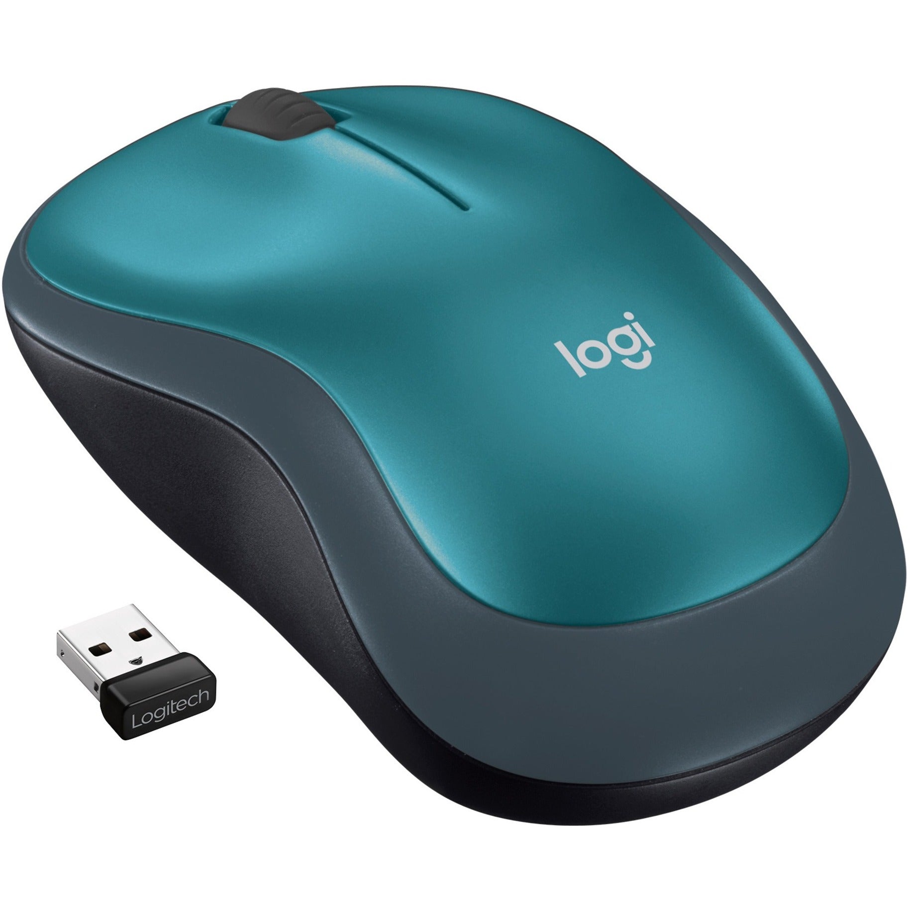 Logitech 910-003636 Wireless Mouse M185 Blue, 3 Year Warranty, Symmetrical Ergonomic Fit, 1000 dpi Optical, 2.4 GHz RF