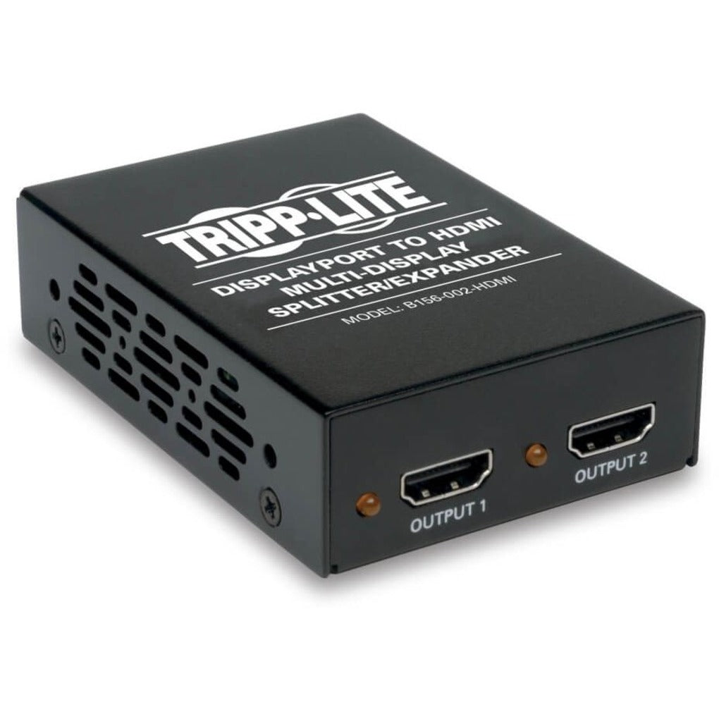 Tripp Lite B156-002-HDMI Displayport to 2 X HDMI Splitter - 2 Port, Supports 4K UHD Video, HDCP Compliant
