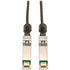 Tripp Lite 3M SFP+ 10Gbase-CU Twinax Passive Copper Cable SFP-H10GB-CU3M Compatible Black 10ft 10' (N280-03M-BK) Main image