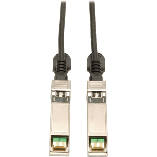 Tripp Lite N280-05M-BK 5M (16 FT.) Black SFP+ 10Gbase-CU Twinax Copper Cable, Lifetime Warranty, RoHS Certified