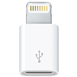 4XEM 8-Pin Lightning Male To 5-Pin Micro USB Female Adapter (4XMUSB8PINA) Main image