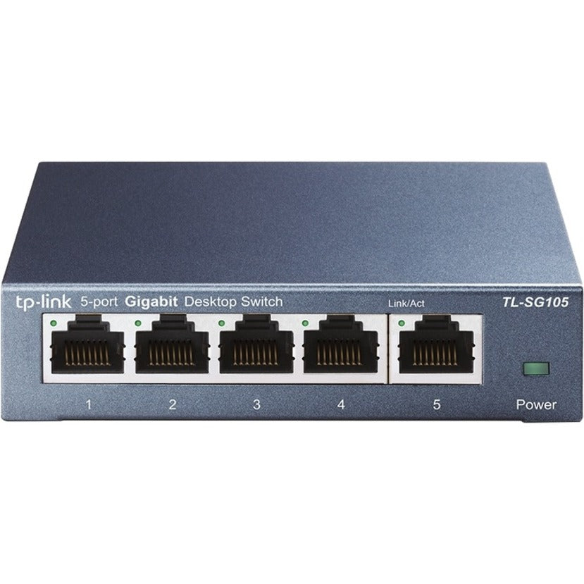 TP-Link TL-SG105 5-Port Gigabit Desktop Switch, Fast and Reliable Network Connectivity