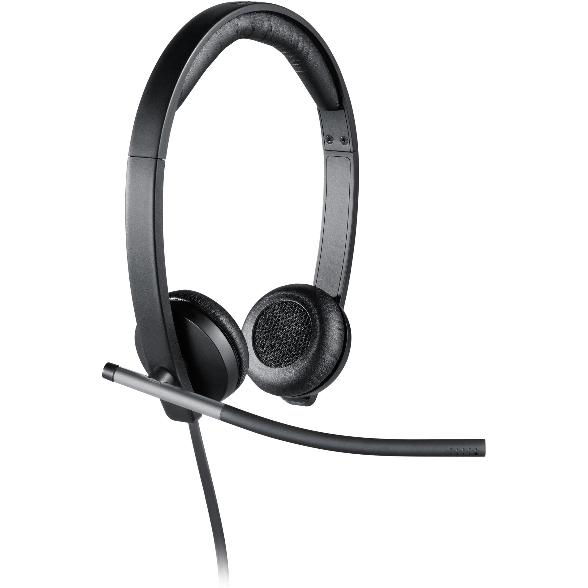Logitech 981-000518 USB Headset Stereo H650e, Over-the-head Binaural Headset with Boom Microphone, Noise Cancelling, 2 Year Warranty