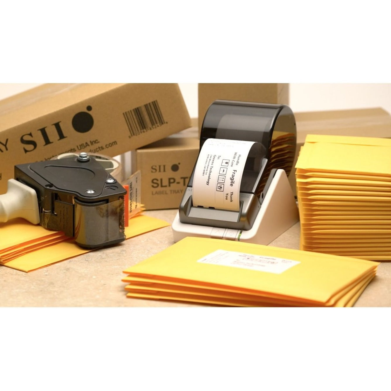 Seiko SLP650 Smart Label Printer, 300dpi, 2.28" Print Width, USB, 3 Year Warranty