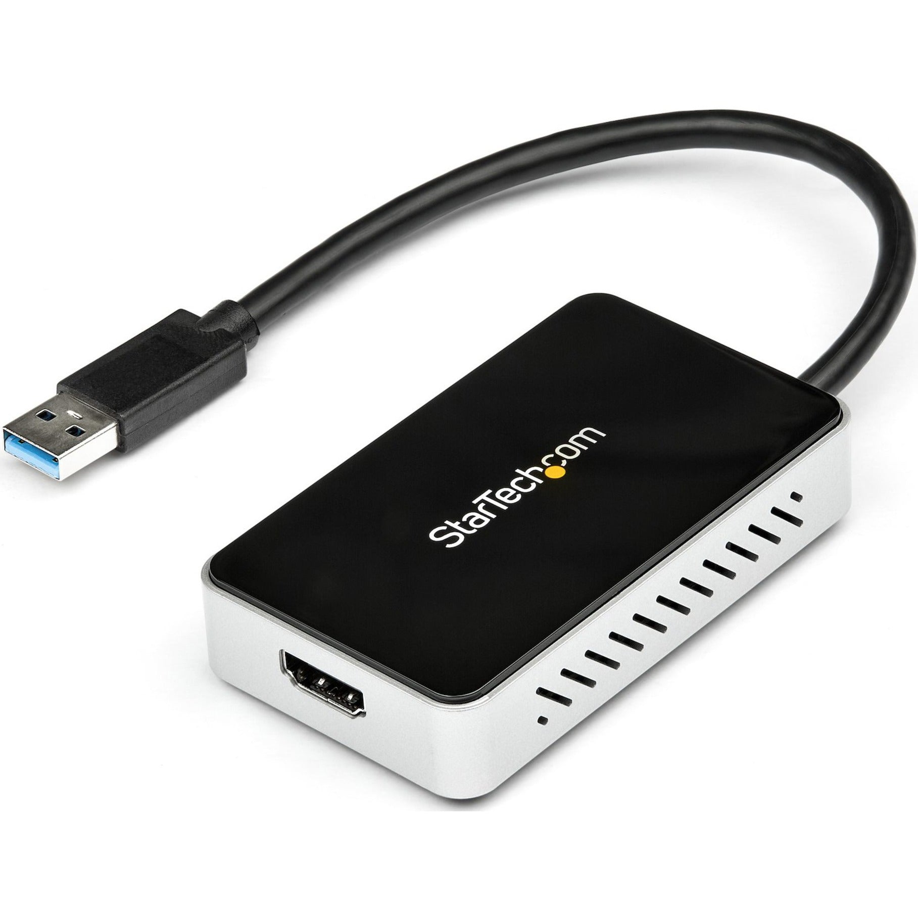 StarTech.com USB32HDEH USB 3.0 to HDMI Adapter, Multi Monitor Video Card with 1-Port USB Hub