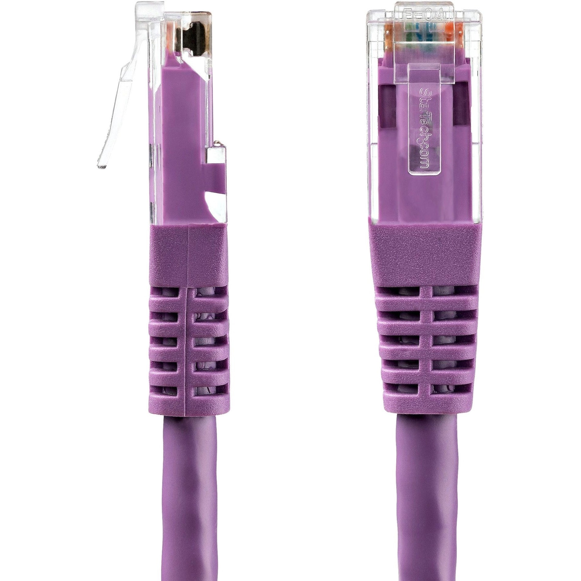StarTech.com C6PATCH6PL 6ft Purple Cat6 UTP Patch Cable, Gigabit Ethernet Network Cord