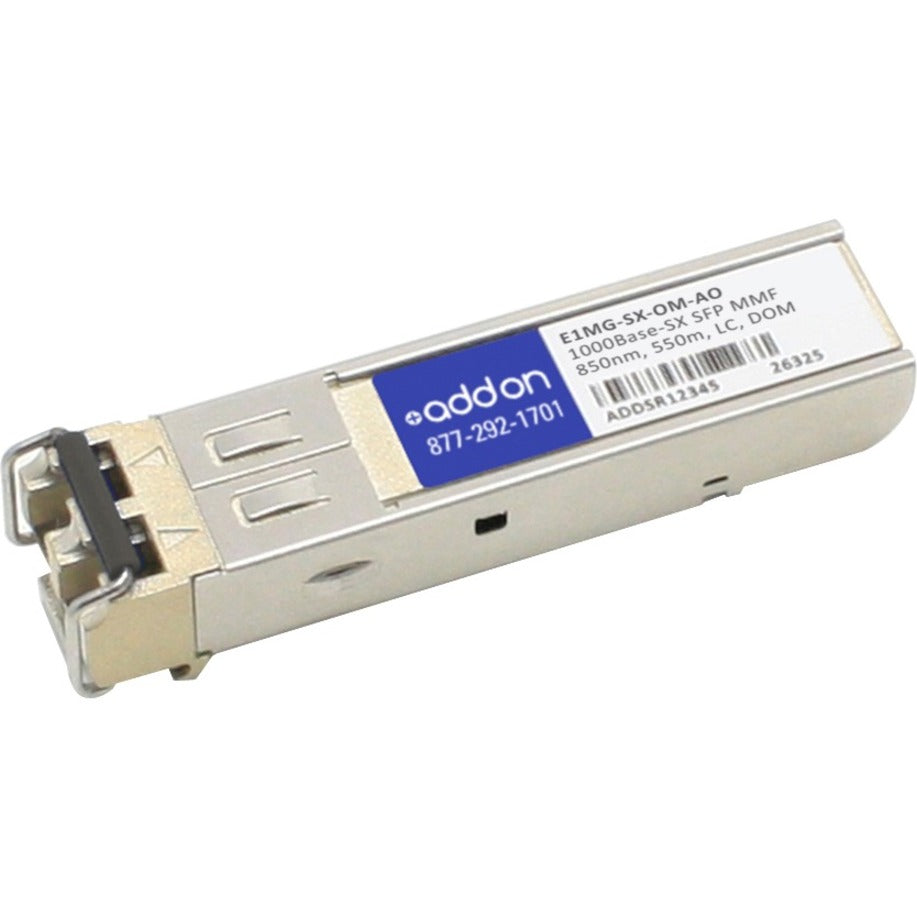 AddOn E1MG-SX-OM-AO SFP (mini-GBIC) Module, 1000Base-SX Multi-mode LC 550M Optical Fiber