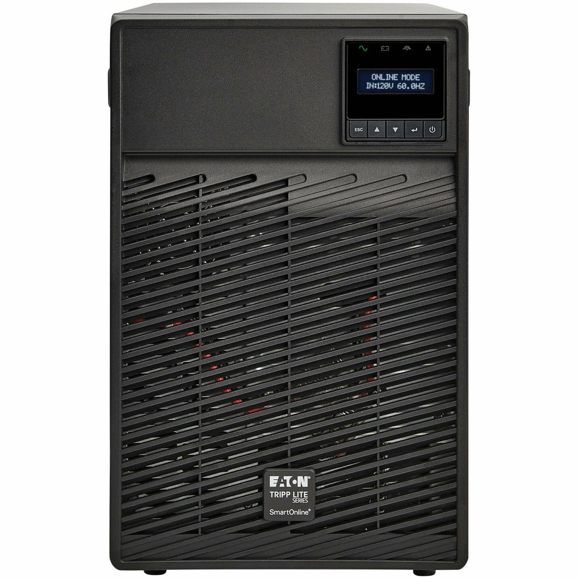 Tripp Lite SU2200XLCD SmartOnline 2.2kVA Tower UPS, Interactive LCD Display, 100/110/120/127V Outlets