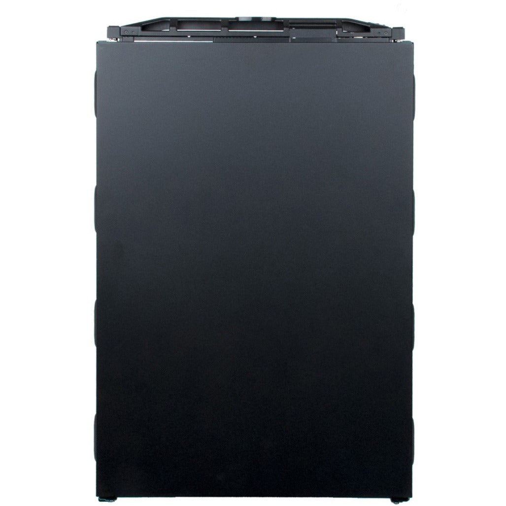 Rack Solutions 1URACK-110 Wall Mount Rack Cabinet, Adjustable Depth, Black Textured Powder Coat