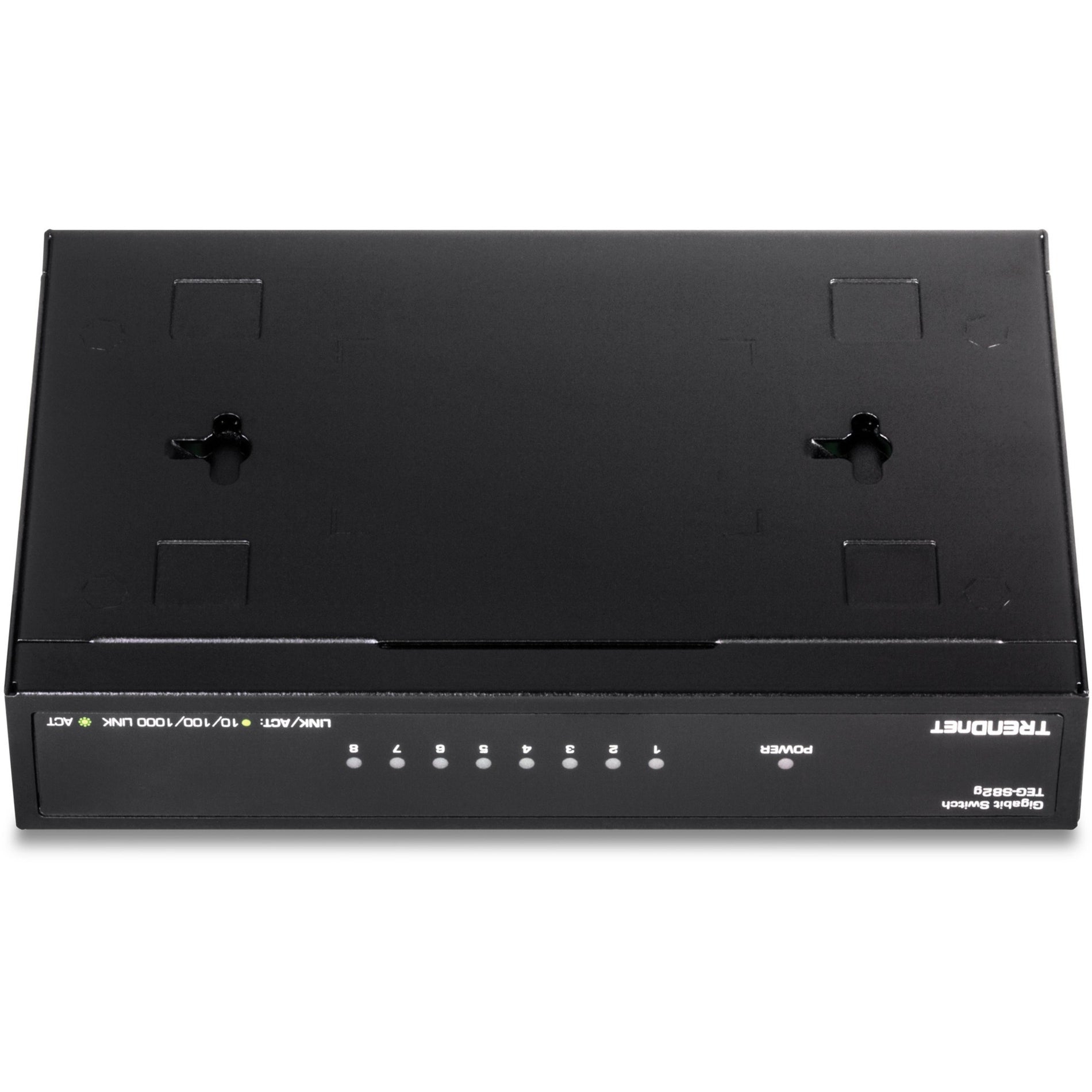TRENDnet TEG-S82g 8-port Gigabit GREENnet Switch with Metal Case, Lifetime Warranty, TAA and NDAA Compliant, CE and FCC Certified, Gigabit Ethernet Network Ports