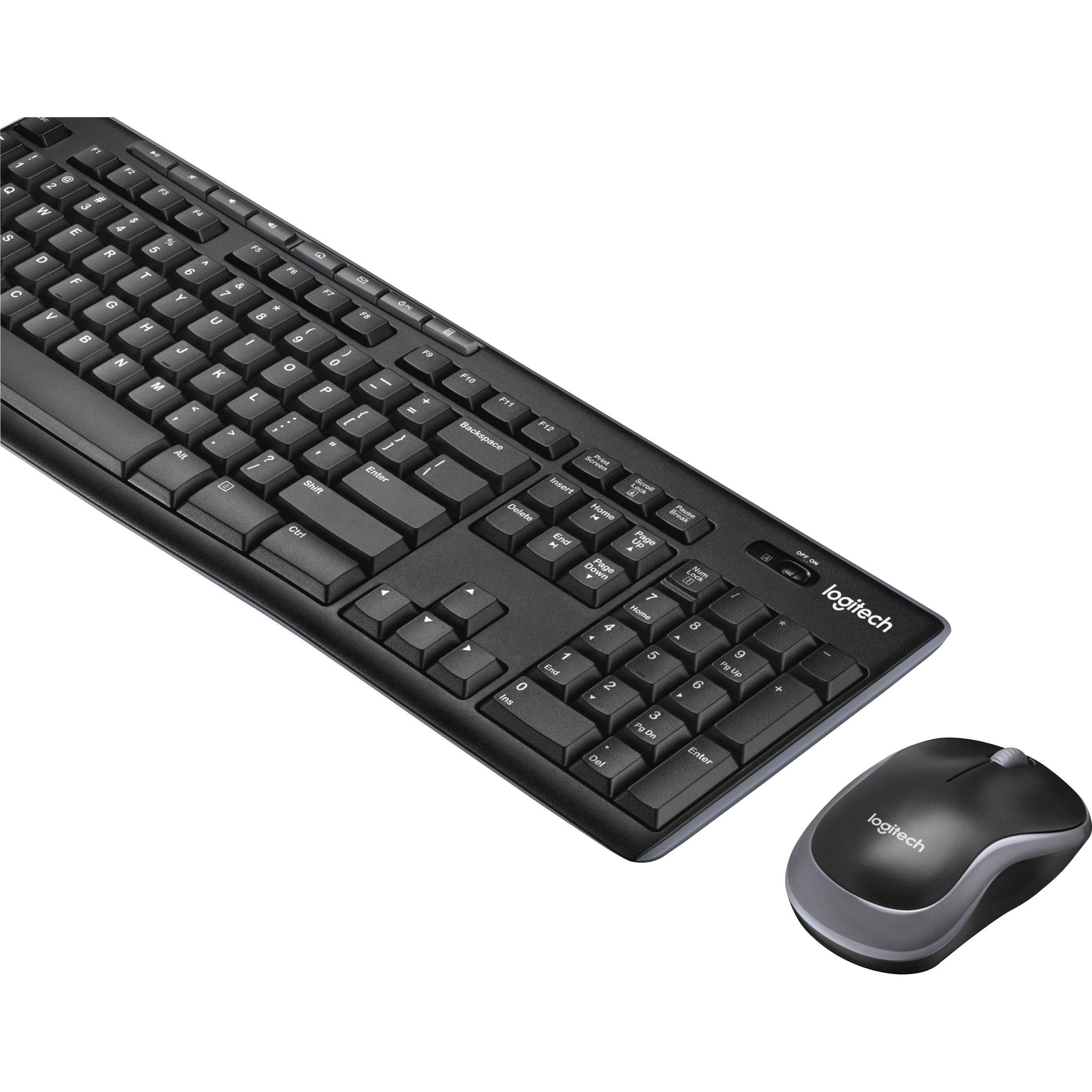 Logitech 920-004536 Wireless Combo MK270, Reliable Wireless Keyboard & Mouse with Nano Receiver