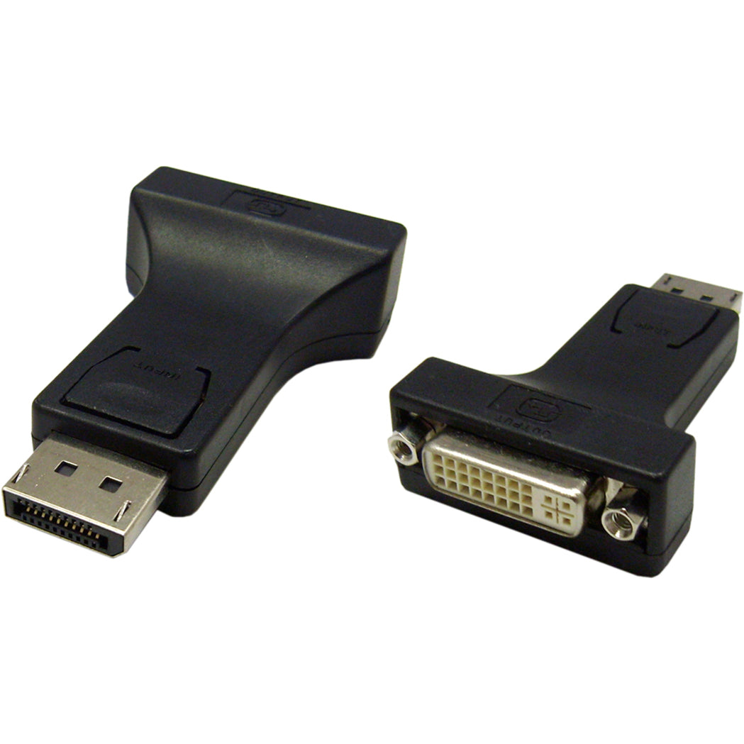 4XEM 4XDPMDVIFA DisplayPort To DVI Adapter, Video Adapter, Black