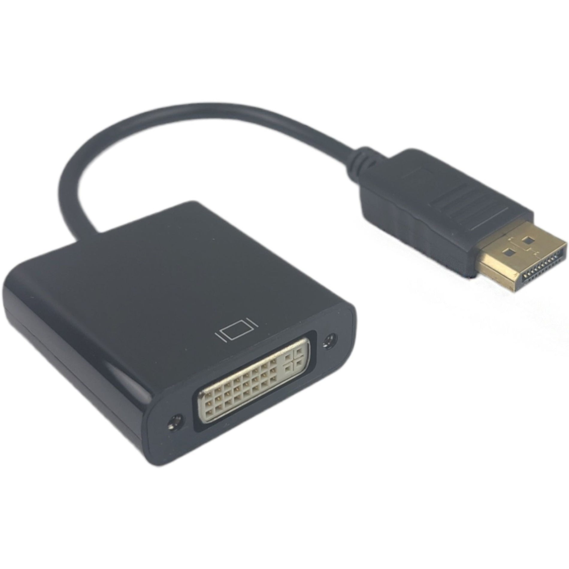 4XEM 4XDPMDVIFA10 10in DisplayPort To DVI-I Dual Link M/F Adapter Cable, Passive, 5 Gbit/s Data Transfer Rate