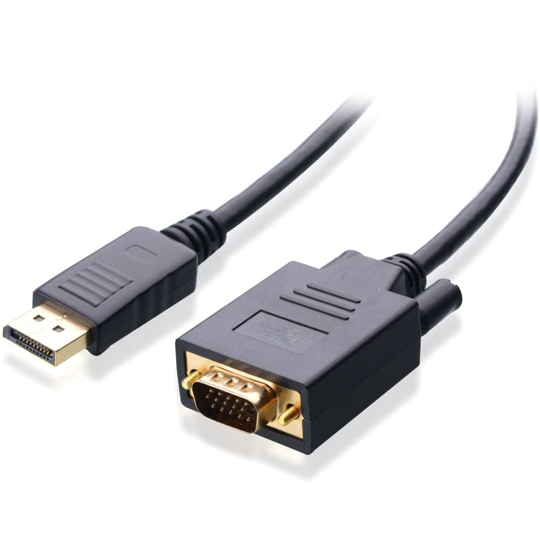 4XEM 4XDPMVGAMCBL High Speed DisplayPort to VGA Adapter Cable, 6ft, Active, 1920 x 1200 Resolution