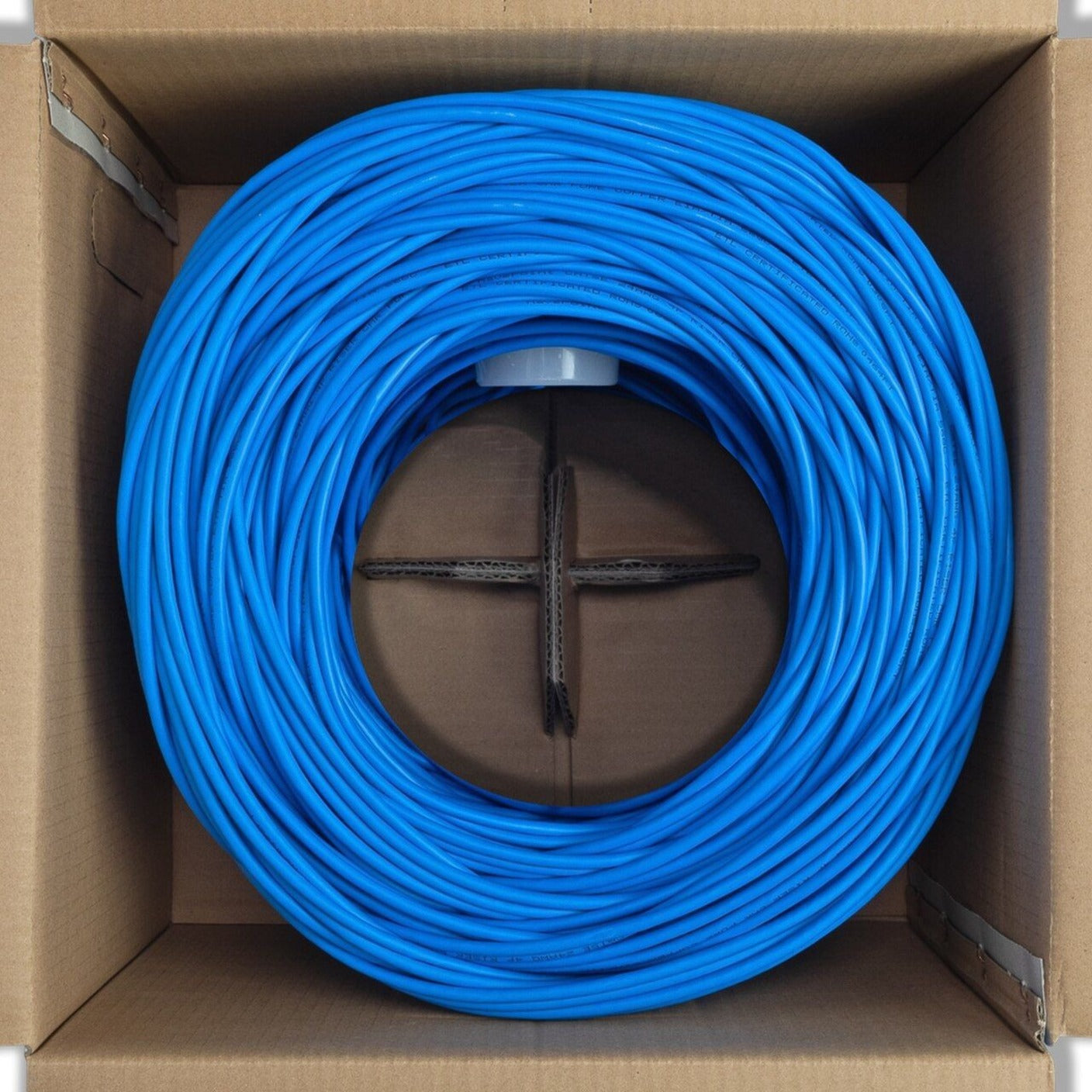 4XEM 4XCAT5E1000BL Cat 5E 1000ft (305 m) Bulk cable (Blue), Crosstalk Protection, Noise Reducing