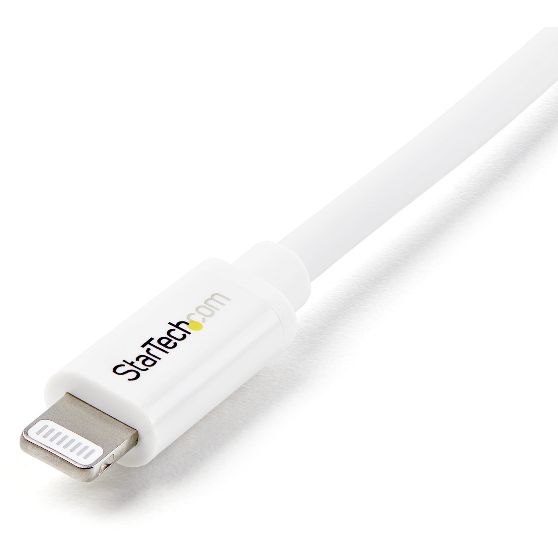 StarTech.com USBLT1MW Sync/Charge Lightning/USB Data Transfer Cable, 3ft, White