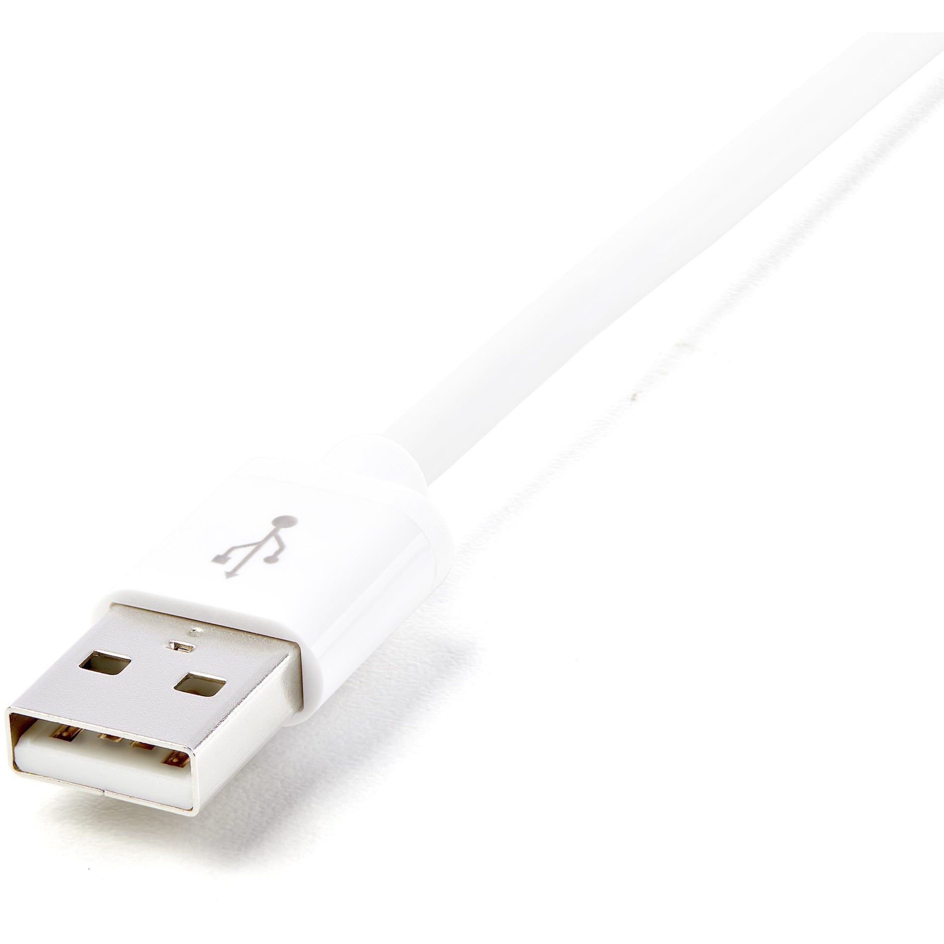 StarTech.com USBLT2MW Sync/Charge Lightning/USB Data Transfer Cable, 6ft Long White Apple-Compatible Cable