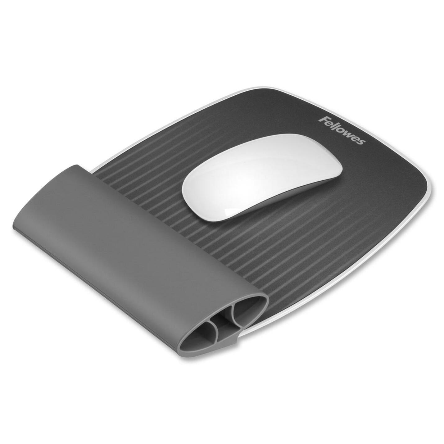 Fellowes 9311801 I-Spire Series Wrist Rocker - Gray, Silicone Mouse Pad