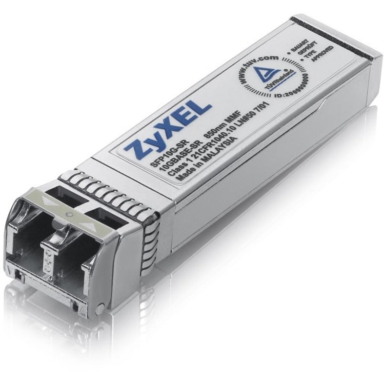 ZYXEL SFP10GSR SFP+ Module, LC 10GBase-SR Network, 10 Gigabit Ethernet, Multi-mode, Hot-pluggable