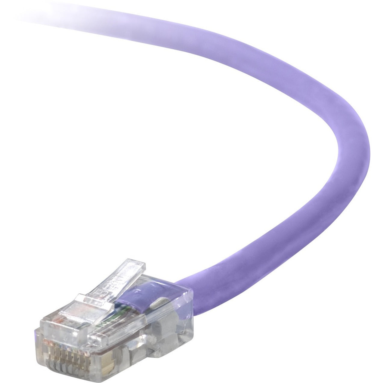 Belkin A3L980-30-PUR CAT6 Ethernet Patch Cable, RJ45, M/M, 30 ft, Purple