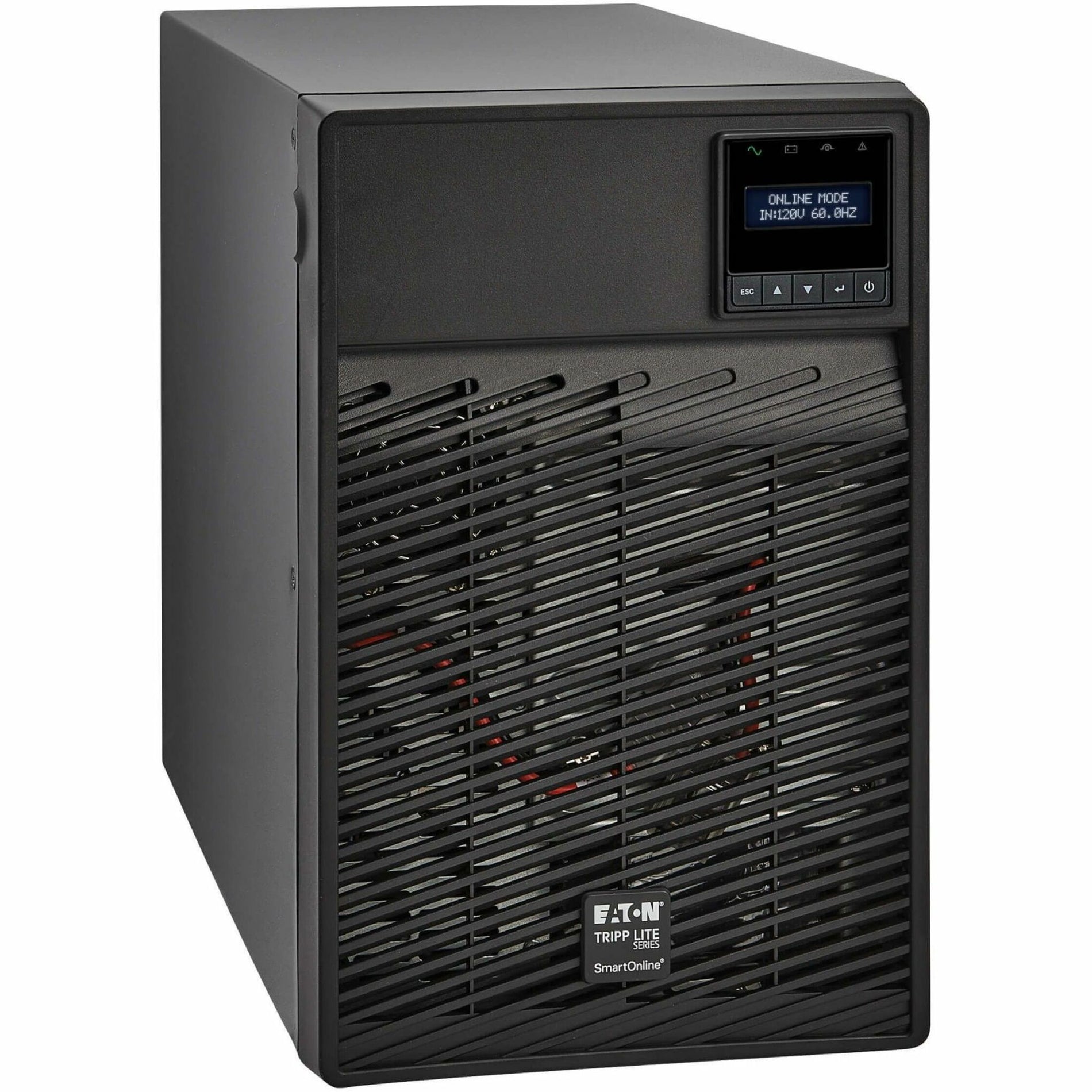 Tripp Lite SU3000XLCD SmartOnline 3000VA Tower UPS, 2700W Load Capacity, Hot Swappable Battery, SNMP Manageable