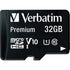 Verbatim 32GB Premium microSDHC Memory Card with Adapter, UHS-I Class 10 (44083) Main image