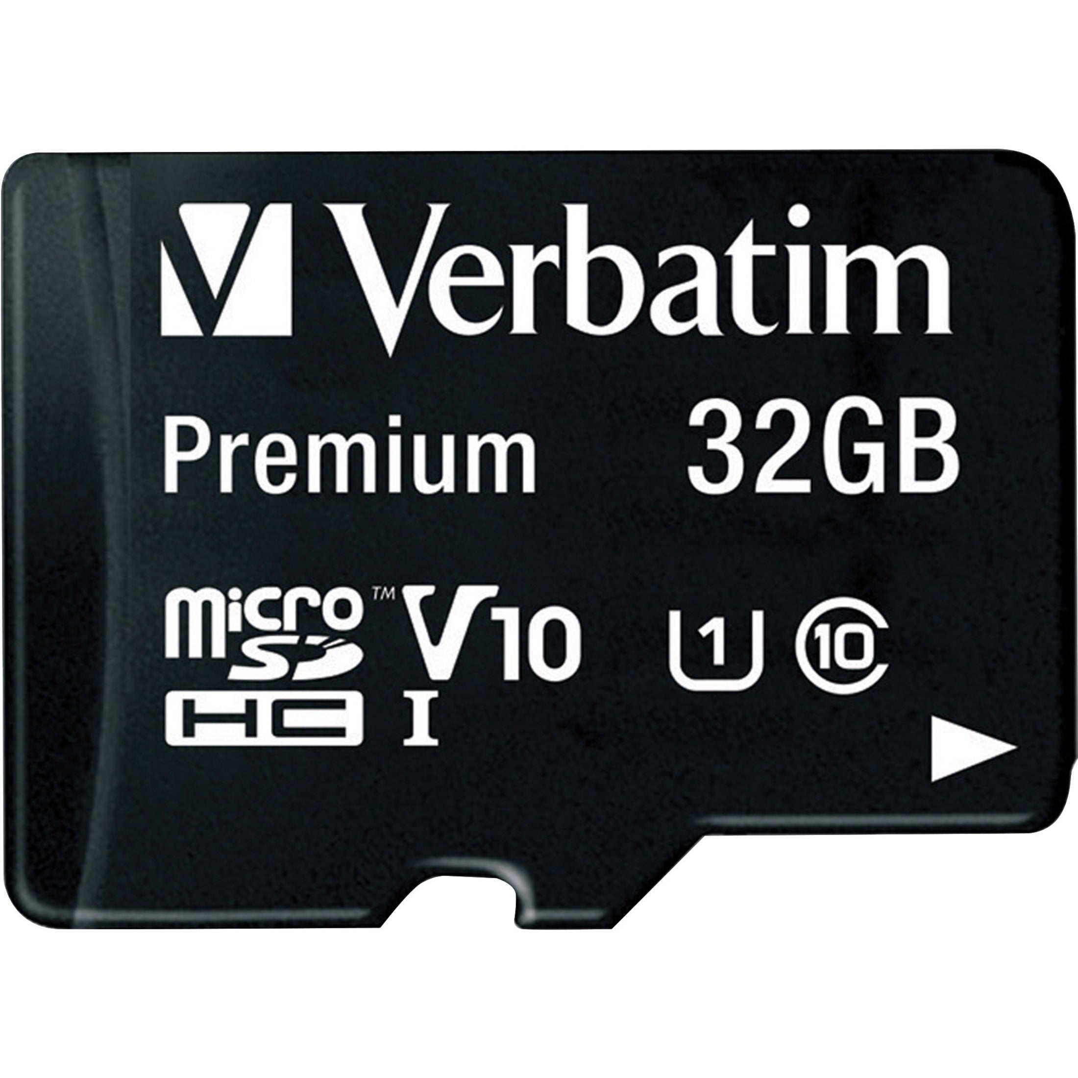 Verbatim 44083 Mirco SD card, 32GB, Class 10/UHS-I (U1), Lifetime Warranty