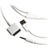 4XEM 30-Pin To 3.5mm Mini Jack Plus USB Charging For iPhone/iPod/iPad (4X30PINUSB35) Main image
