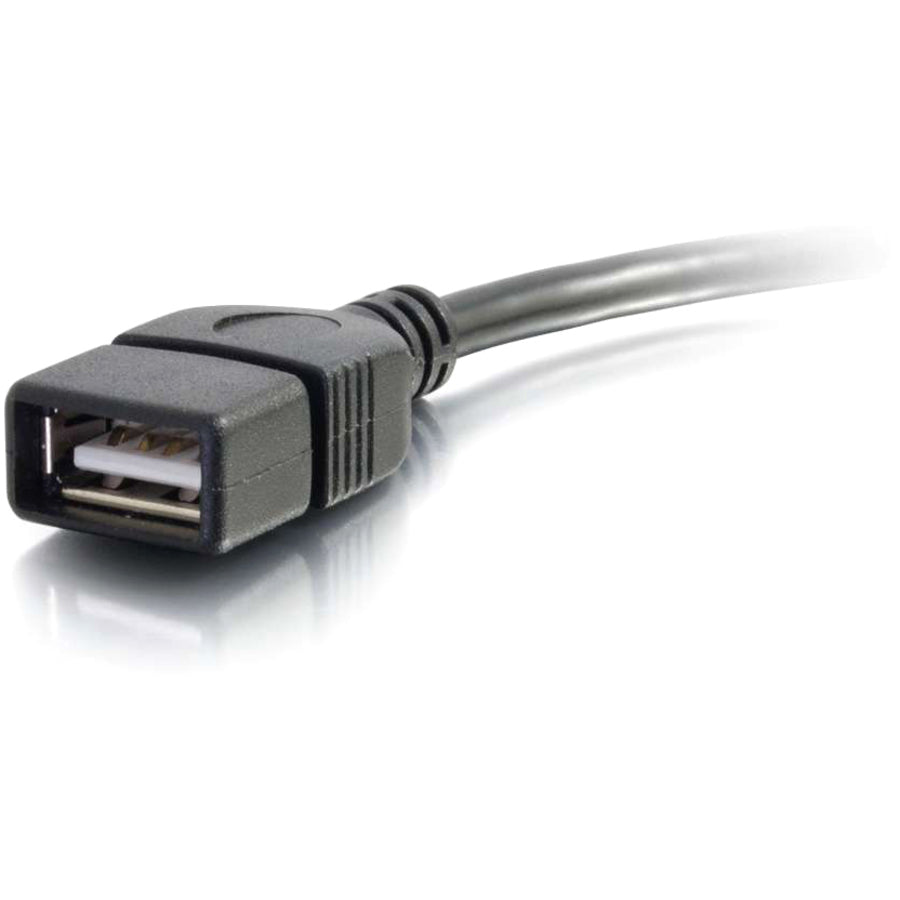 C2G 52119 6 inch USB 2.0 A Male to A Female Extension Cable, Data Transfer Cable
