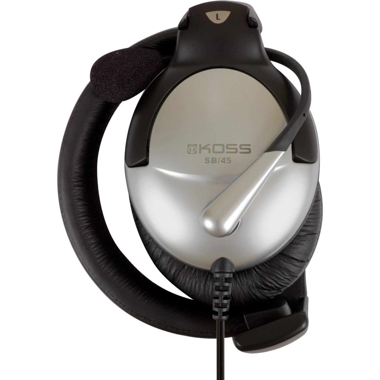 Koss SB45 USB Communication Headsets, Over-the-head Binaural Headset with Boom Microphone, Collapsible, Noise Reduction